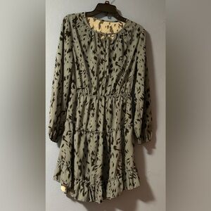 SHEIN Women’s Long Sleeves Neck Straps Stylish Dress